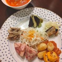 🍷のおとも 盛り合わせ、ミネストローネスープ